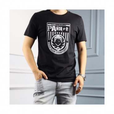 philipp-plein 2019 Mens Logo Cotton Short Sleeved Tshirt 