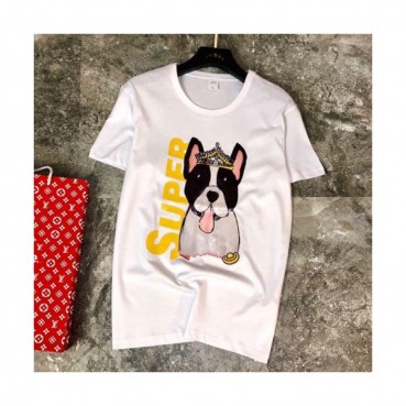 Supreme 2019 Mens Logo Cotton Short Sleeved Tshirt - 슈프림 남성 로고 코튼 반팔티 supts0007.Size(s