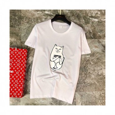 Supreme 2019 Mens Logo Cotton Short Sleeved Tshirt - 슈프림 남성 로고 코튼 반팔티 supts0007.Size(s