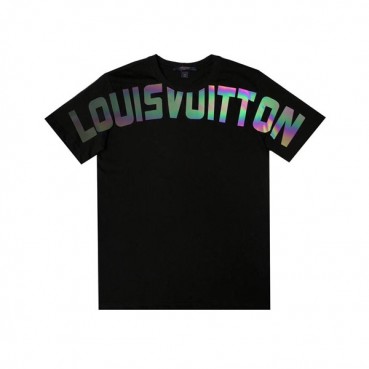 LouisVuitton 2019 Mm/WmCrew -neck Cotton Short Sleeved T