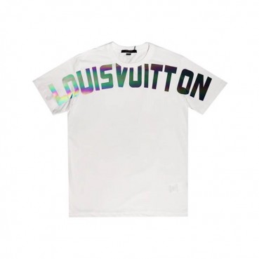 LouisVuitton 2019 Mm/WmCrew -neck Cotton Short Sleeved T