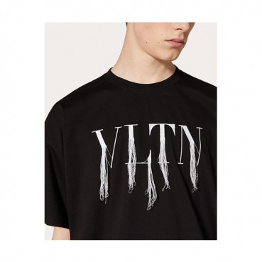 Valentino 2019 Mm/WmCrew -neck Cotton Short Sleeved T