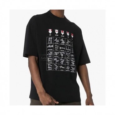 Balenciaga 2019 Mm/WmCrew -neck Cotton Short Sleeved T