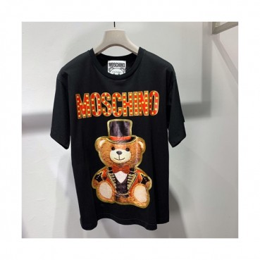Moschino 2019 Mm/WmCrew -neck Cotton Short Sleeved T