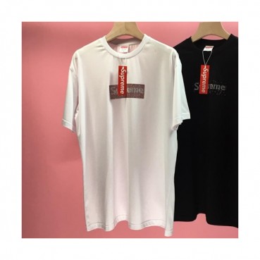 Supreme 2019 Mens Printing Logo Cotton Short Sleeved Oversize Tshirt - 슈프림 남성 프린팅 로고 코튼 오버사이즈 반팔티 supts0002.Size(s 