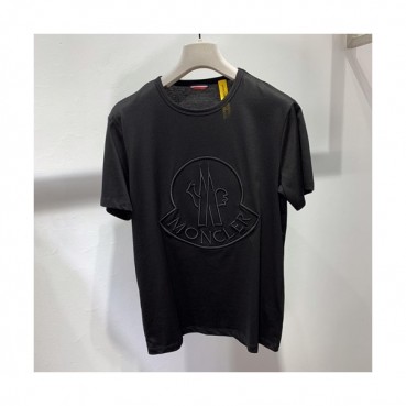 Mocler 2019 Mens Logo Cotton Short Sleeved T-shirt 
