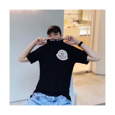 Mocler 2019 Mens Logo Cotton Short Sleeved T-shirt 