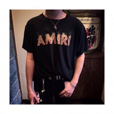 Amiri 2019 Mens Lost Boys Printing Cotton Short Sleeved Tshirt - 아미리 남성 로스트 보이 프린팅 코튼 반팔티 AmiTS0002.Size(s 