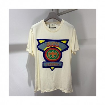 Gucci2019 Mm/Wm Logo Oversize Cotton Short Sleeved Tshirt -구찌 남자 로고 오버사이즈 코튼 반팔티 Gucts0059.Size(xs 