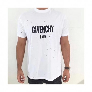 Givenchy 2019 Mm/Wm Logo Oversize Cotton Short Sleeved Tshirt - 지방시 남자 로고 오버사이즈 코튼 반팔티 Givts0014.Size(xxs 