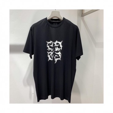 Givenchy 2019 Mm/Wm Logo Oversize Cotton Short Sleeved Tshirt - 지방시 남자 로고 오버사이즈 코튼 반팔티 Givts0013.Size(xs 