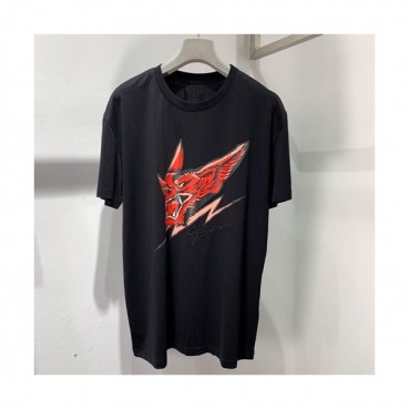 Givenchy 2019 Mm/Wm Logo Oversize Cotton Short Sleeved Tshirt - 지방시 남자 로고 오버사이즈 코튼 반팔티 Givts0012.Size(xs 