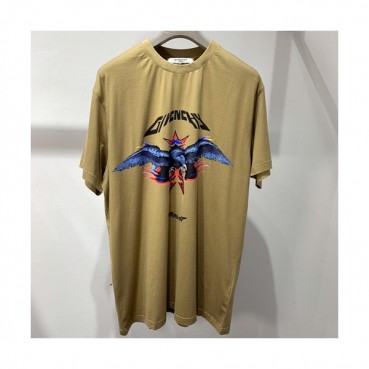 Givenchy 2019 Mm/Wm Logo Oversize Cotton Short Sleeved Tshirt - 지방시 남자 로고 오버사이즈 코튼 반팔티 Givts0010.Size(xxs 