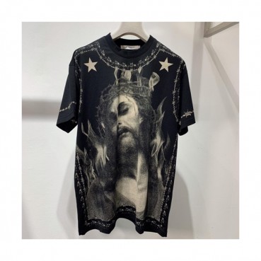 Givenchy 2019 Mm/Wm Logo Oversize Cotton Short Sleeved Tshirt - 지방시 남자 로고 오버사이즈 코튼 반팔티 Givts0007.Size(xxs 