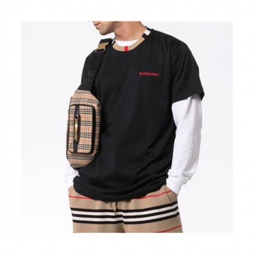 Burberry 2019 Mens Logo Polo Cotton Short Sleeved Tshirt - 버버리 남성 로고 폴로 코튼 반팔티 BurTS0056.Size(s
