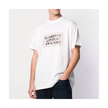 Burberry 2019 Mens Logo Polo Cotton Short Sleeved Tshirt - 버버리 남성 로고 폴로 코튼 반팔티 BurTS0055.Size(s