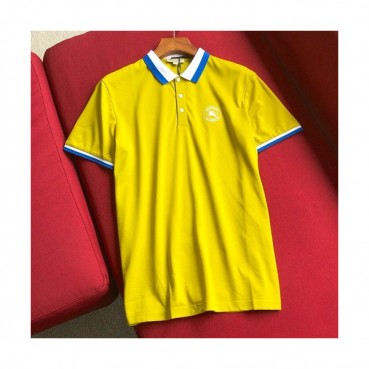 Burberry 2019 Mens Logo Polo Cotton Short Sleeved Tshirt - 버버리 남성 로고 폴로 코튼 반팔티 BurTS0051.Size(m