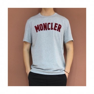 Mocler 2019 Mens Logo Cotton Short Sleeved T-shirt 