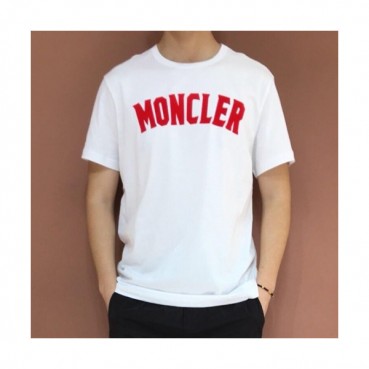 Mocler 2019 Mens Logo Cotton Short Sleeved T-shirt 