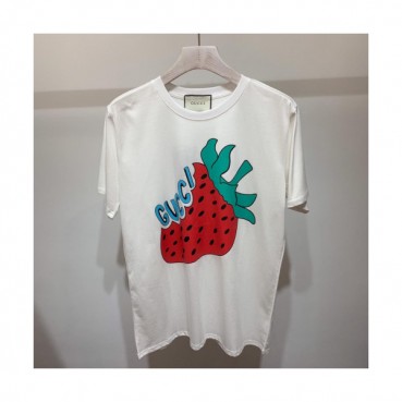 Gucci 2019 Mm/Wm Wolf Logo Cotton Short Sleeved Clothes - 구찌 남자 울프 로고 코튼 반팔티 Gucts0024.Size(M