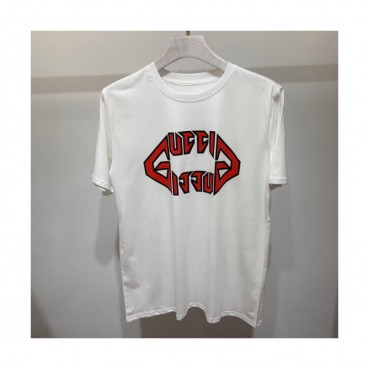 Gucci 2019 Mm/Wm Wolf Logo Cotton Short Sleeved Clothes - 구찌 남자 울프 로고 코튼 반팔티 Gucts0023.Size(M
