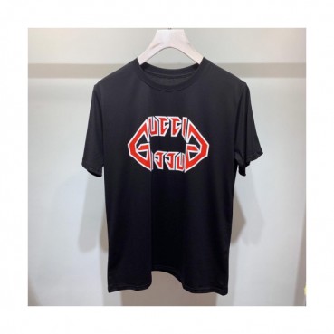 Gucci 2019 Mm/Wm Wolf Logo Cotton Short Sleeved Clothes - 구찌 남자 울프 로고 코튼 반팔티 Gucts0023.Size(M