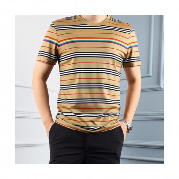 Burberry 2019 Mens Logo Cotton Short Sleeved Tshirt - 버버리 남성 로고  코튼 반팔티 BurTS0011.Size(M