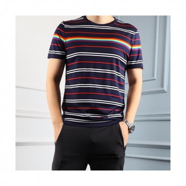 Burberry 2019 Mens Logo Cotton Short Sleeved Tshirt - 버버리 남성 로고  코튼 반팔티 BurTS0011.Size(M