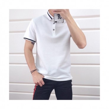 Burberry 2019 Mens Logo Polo Cotton Short Sleeved Tshirt - 버버리 남성 로고 폴로 코튼 반팔티 Burpt0010.Size(M 