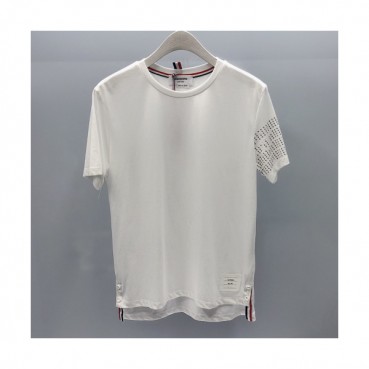 Thom Browne 2019 Mens Logo Cotton Short Sleeved Tshirt - 톰브라운 남성 로고 코튼 반팔티 Tho0167x.Size(m 