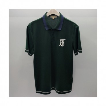 Burberry 2019 Mens Logo Polo Cotton Short Sleeved Tshirt - 버버리 남성 로고 폴로 코튼 반팔티 Bur0852x.Size(m 