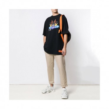 Heron Preston 2019 Mens Printing Cotton Crew neck Short Sleeved Oversize Tshirt - 헤론프레스턴 남성 프린팅 코튼 오버사이즈 반팔티 Hron0013x.Size(xs 
