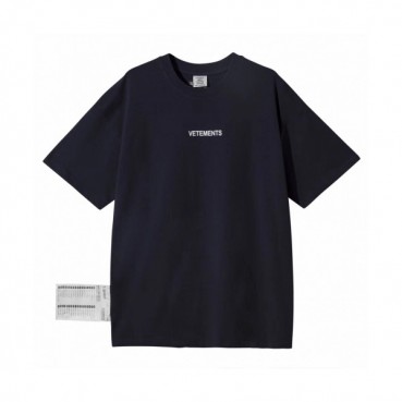 Vetements 2019 Mens Printing Logo Cotton Short Sleeved Oversize Tshirt - 베트멍 남성 프린팅 로고 코튼 오버사이즈 반팔티 Vet0023x.Size(xs 