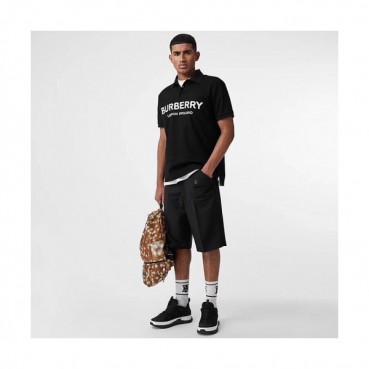 [매장판]Burberry 2019 Mens Logo Polo Cotton Short Sleeved Tshirt - 버버리 남성 로고 폴로 코튼 반팔티 Bur003x.Size(s 
