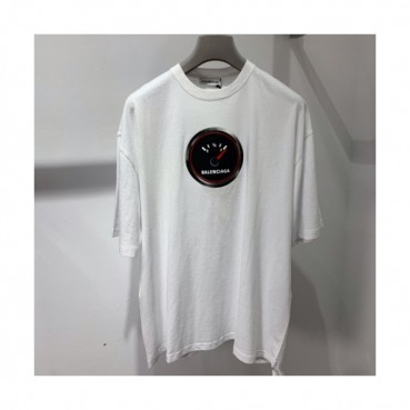 Balenciaga 2019 Mm/Wm Oversize Logo Short Sleeved Tshirt - 발렌시아가 남자 오버사이즈 로고 반팔티 Bal0239x.Size(xs 