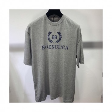 Balenciaga 2019 Mm/Wm Oversize Logo Short Sleeved Tshirt - 발렌시아가 남자 오버사이즈 로고 반팔티 Bal0234x.Size(xs 