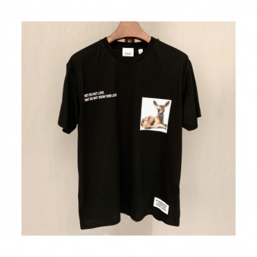 [매장판]Burberry 2019 Mm/Wm Logo Cotton Short Sleeved Tshirt - 버버리 남자 로고 코튼 반팔티 Bur0841x.Size(xxs 