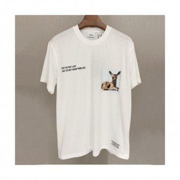 [매장판]Burberry 2019 Mm/Wm Logo Cotton Short Sleeved Tshirt - 버버리 남자 로고 코튼 반팔티 Bur0840x.Size(xs 