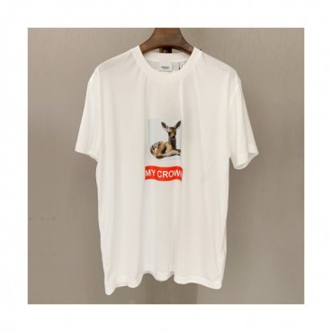 [매장판]Burberry 2019 Mm/Wm Logo Cotton Short Sleeved Tshirt - 버버리 남자 로고 코튼 반팔티 Bur0839x.Size(xs 