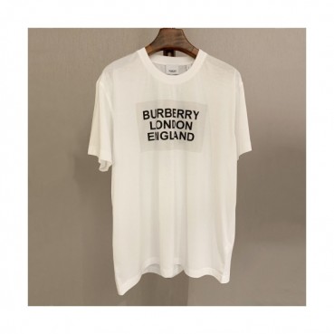 [매장판]Burberry 2019 Mm/Wm Logo Cotton Short Sleeved Tshirt - 버버리 남자 로고 코튼 반팔티 Bur0836x.Size(xxs 