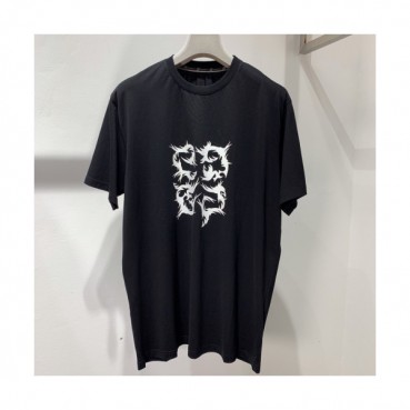 Givenchy 2019 Mens Logo Oversize Cotton Short Sleeved Tshirt - 지방시 남성 로고 오버사이즈 코튼 반팔티 Giv0177x.Size(xs 
