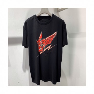 Givenchy 2019 Mens Wolf Oversize Cotton Short Sleeved Tshirt - 지방시 남성 울프 오버사이즈 코튼 반팔티 Giv0176x.Size(xs 