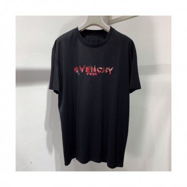 Givenchy 2019 Mens Logo Oversize Cotton Short Sleeved Tshirt - 지방시 남성 로고 오버사이즈 코튼 반팔티 Giv0175x.Size(xs 