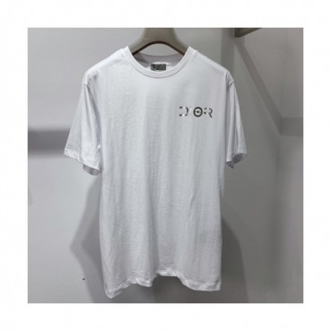 Dior 2019 Mm/WmLogo Cotton Short Sleeved  Oversize Tshirt - 디올 남자 로고 코튼 오버사이즈 반팔티 Dio0307x.Size(s 