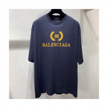 Balenciaga 2019 Mm/Wm Oversize Logo Short Sleeved Tshirt - 발렌시아가 남자 오버사이즈 로고 반팔티 Bal0231x.Size(xs 