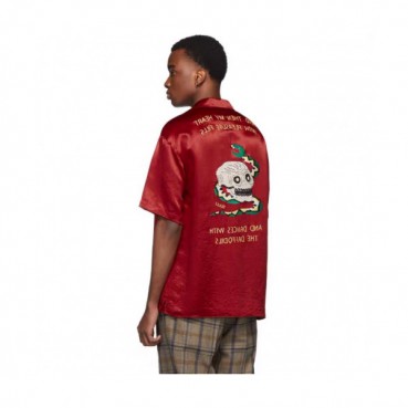 Gucci 2019 Mens Logo Silk Short Sleeved Clothes - 구찌 남성 로고 실크 반팔티 Guc01186x.Size(s 