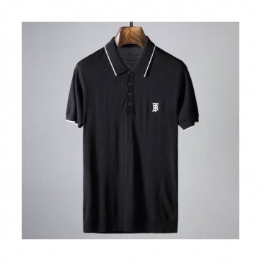 Burberry 2019 Mens Logo Polo Short Sleeved Tshirt - 버버리 남성 로고 폴로 반팔티 Bur0830x.Size(m 