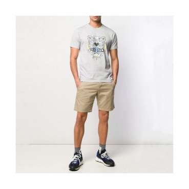 Kenzo 2019 Mens Logo Cotton Short Sleeved Tshirt - 겐조 남성 로고 프린트 반팔티 Ken0021x.Size(s 