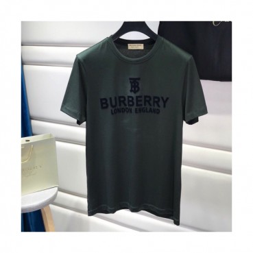 Burberry 2019 Mens Logo Cotton Short Sleeved Tshirt - 버버리 남성 로고 코튼 반팔티 Bur0827x.Size(m 