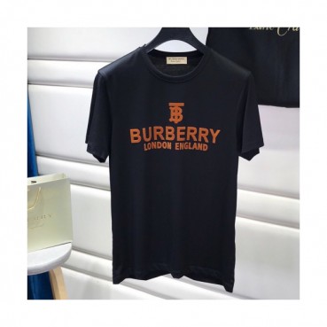 Burberry 2019 Mens Logo Cotton Short Sleeved Tshirt - 버버리 남성 로고 코튼 반팔티 Bur0826x.Size(m 